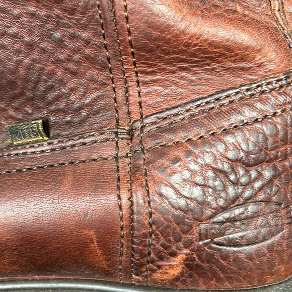 IRON AGE 10 INCH WELLINGTON WITH ZIPPER COMPOSITE TOE BROWN - Picture 3 of 11